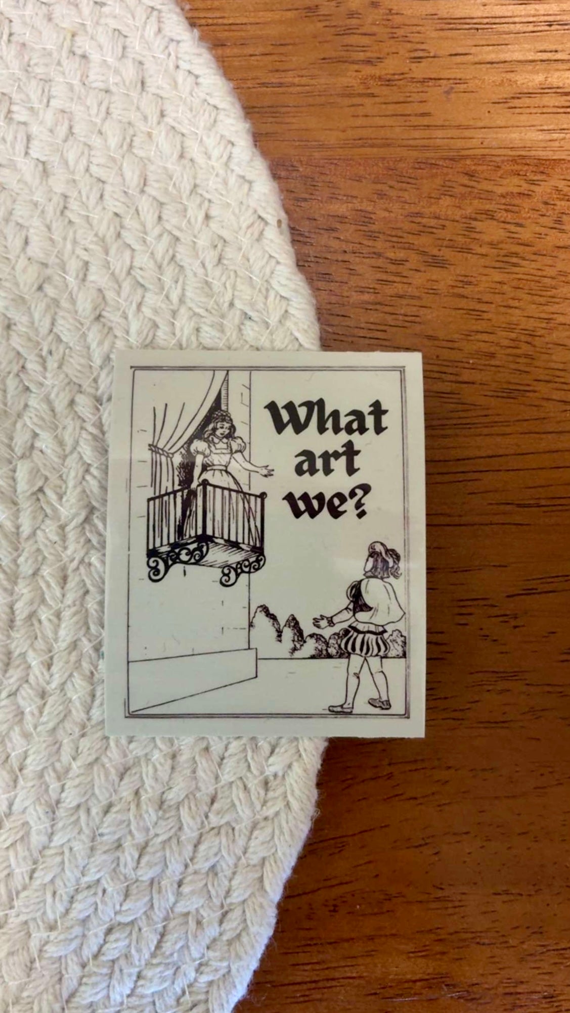 What Art We Sticker