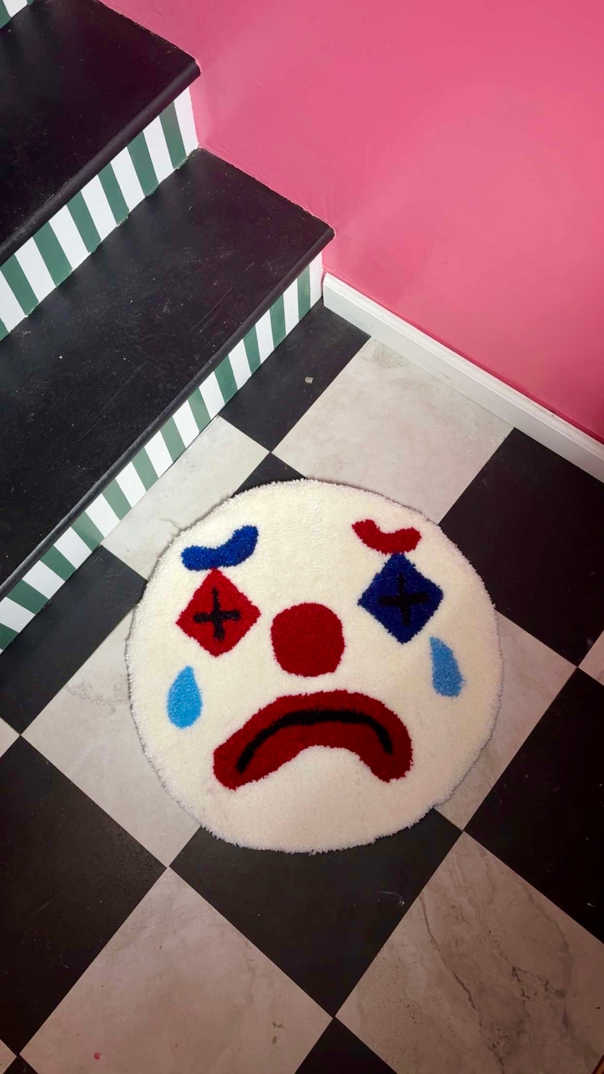 Sad Clown Rug