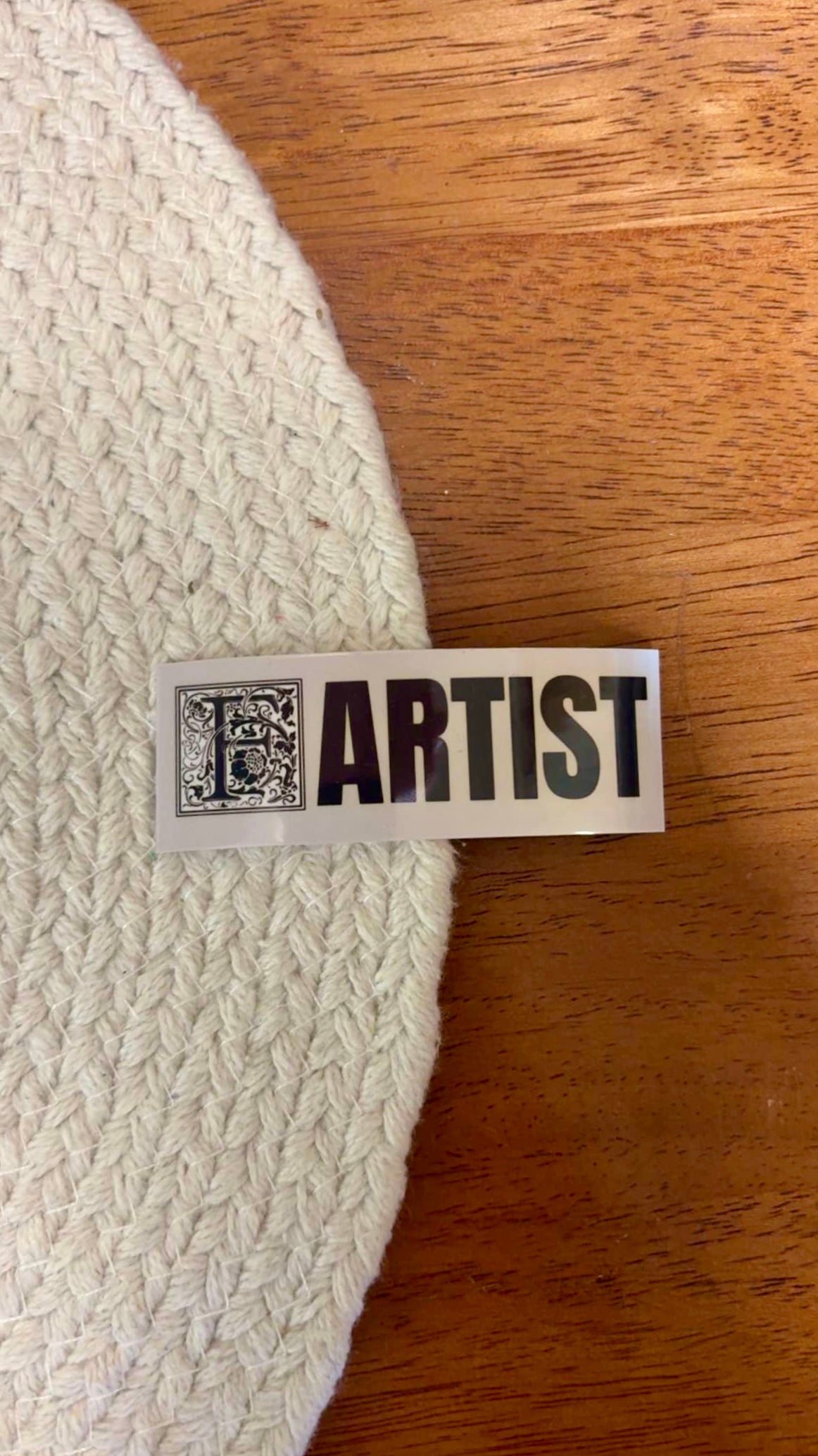 Fartist Sticker