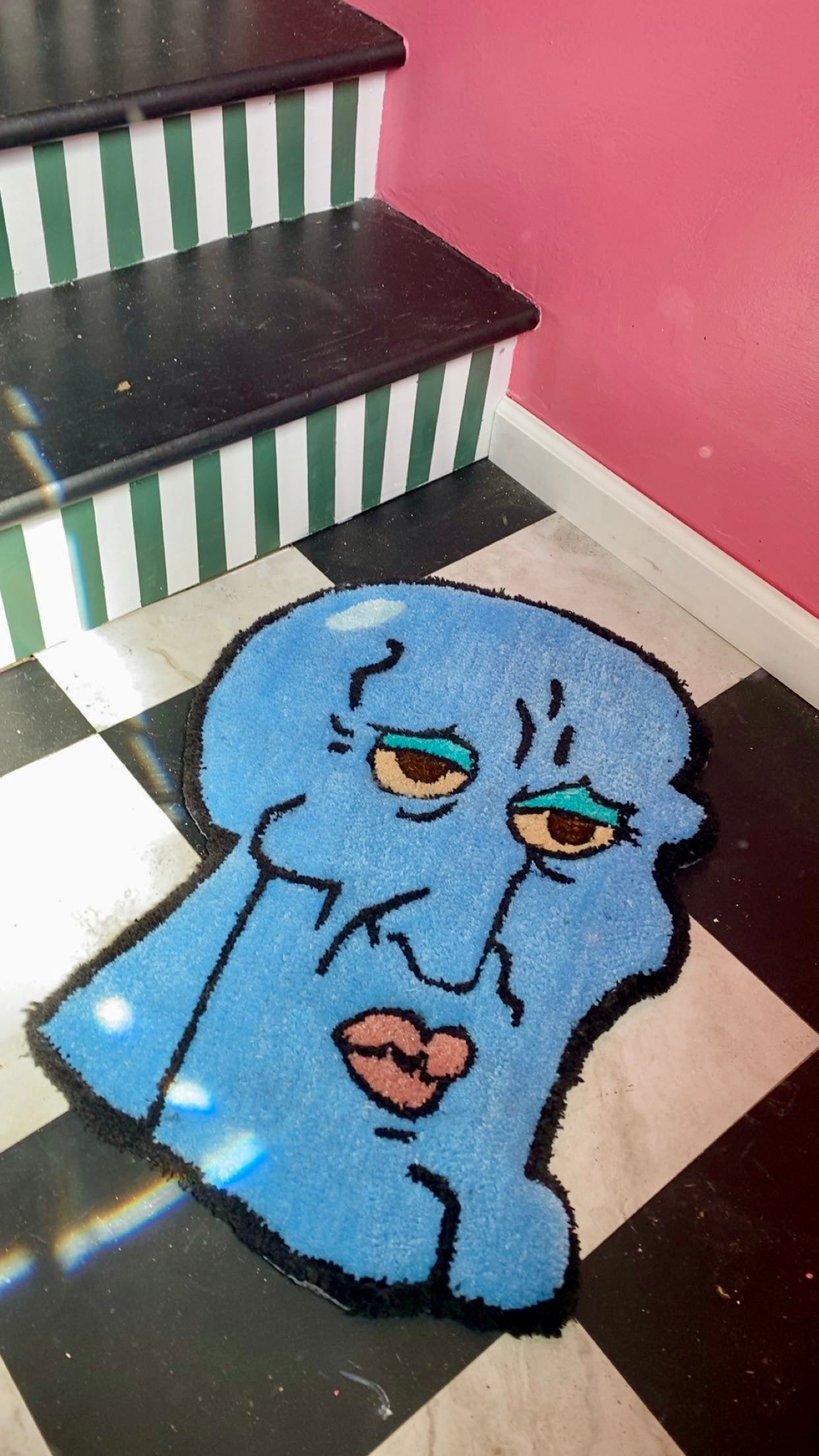 Handsome Squidward Rug