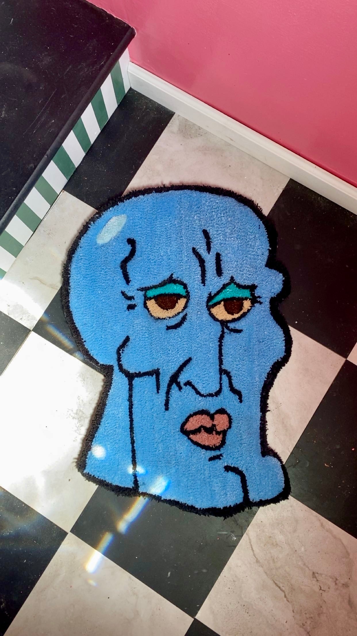 Handsome Squidward Rug
