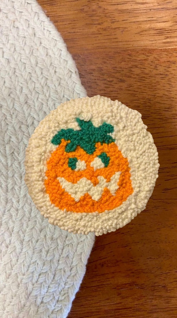 Halloween Cookie Coasters