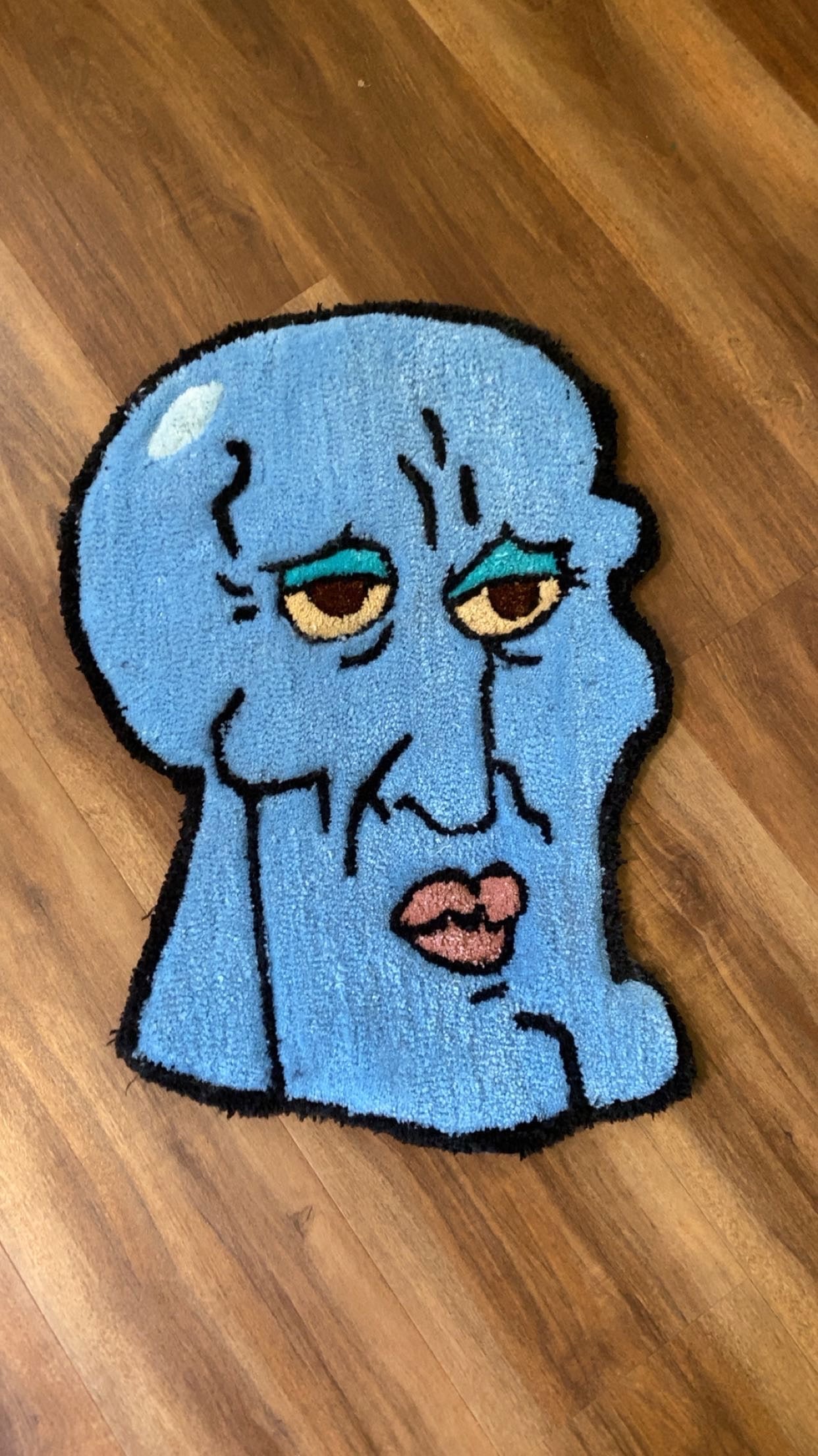Handsome Squidward Rug